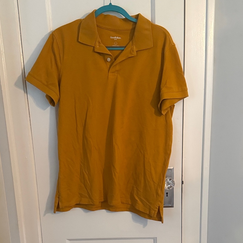 Goodfellow & Co Mustard Polo Shirt